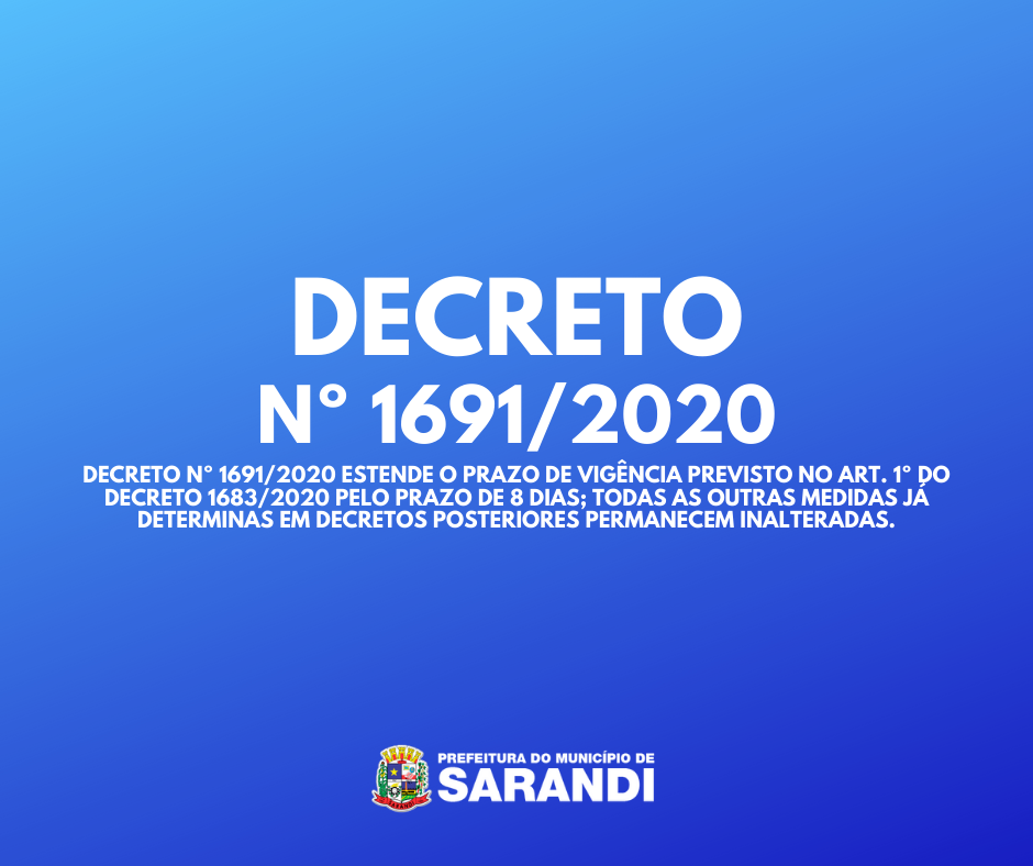 Decreto Nº 1691/2020